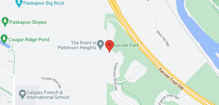 map of 391 PATTERSON BV SW